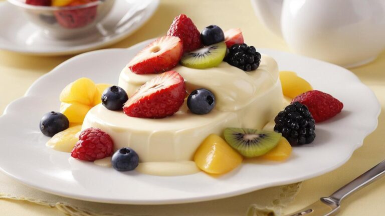 Pavê de Creme com Frutas